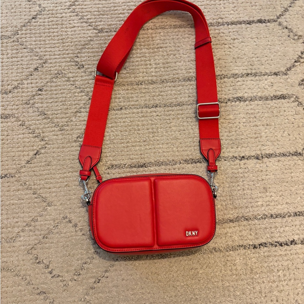DKNY Red Men's Crossbody Bag